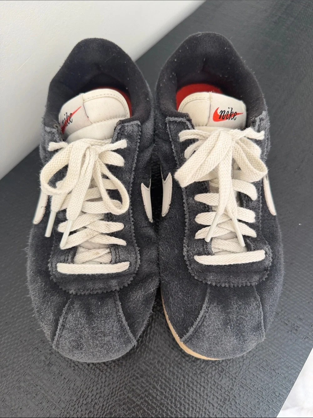 Nike Black & White Vintage Runner Sneakers